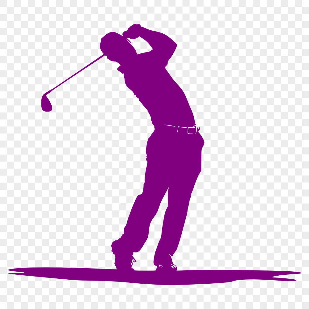 Free Free Golfer Vector Art