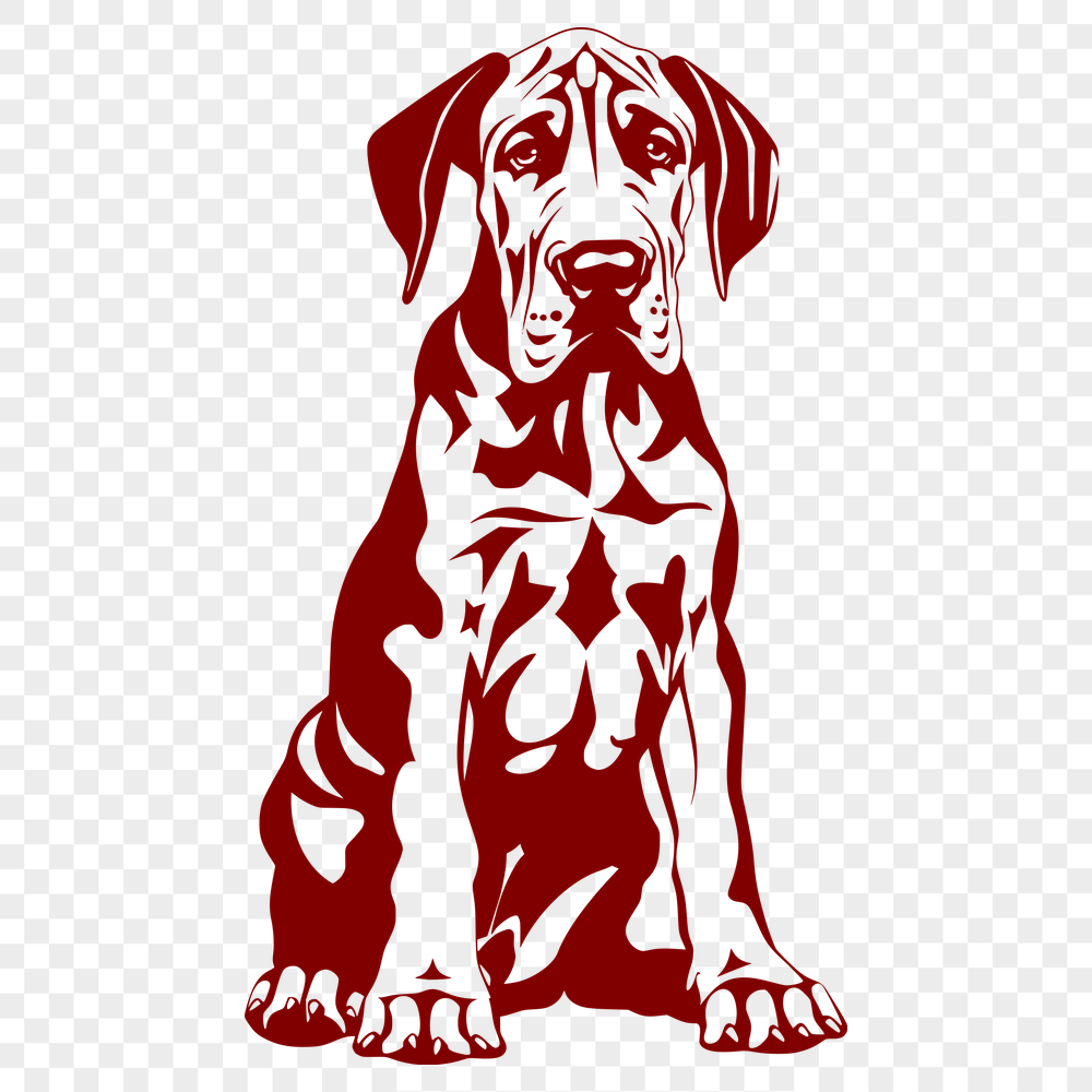 Stunning Great Dane - For Glowforge Project