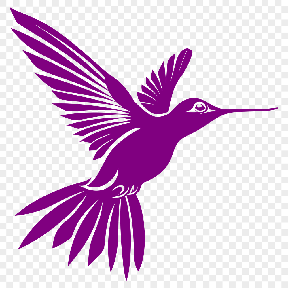 Creative Hummingbird In SVG & PNG