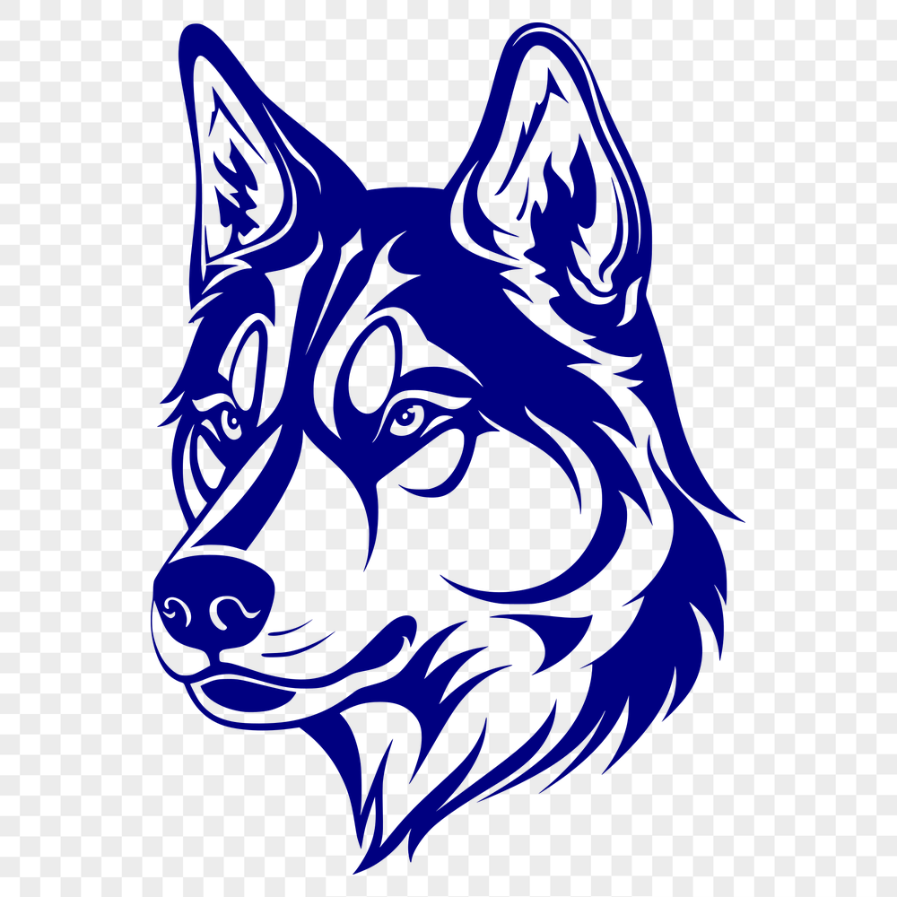 Free Creative Husky Digital Artwork