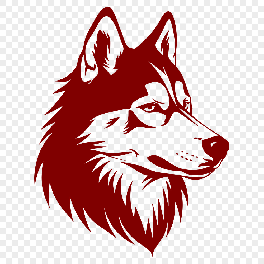 Free Creative Husky Illustration