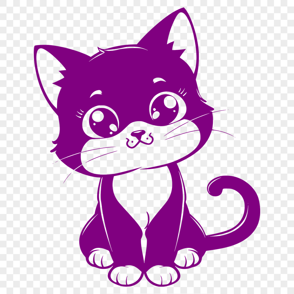 Unique Kitten Vector Craft File