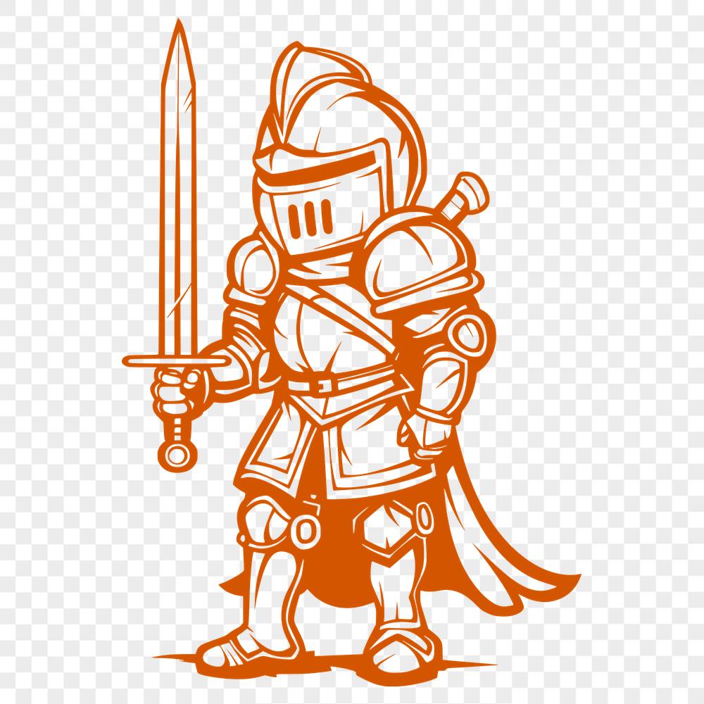 Beautiful Knight - For Laser Cutter Project