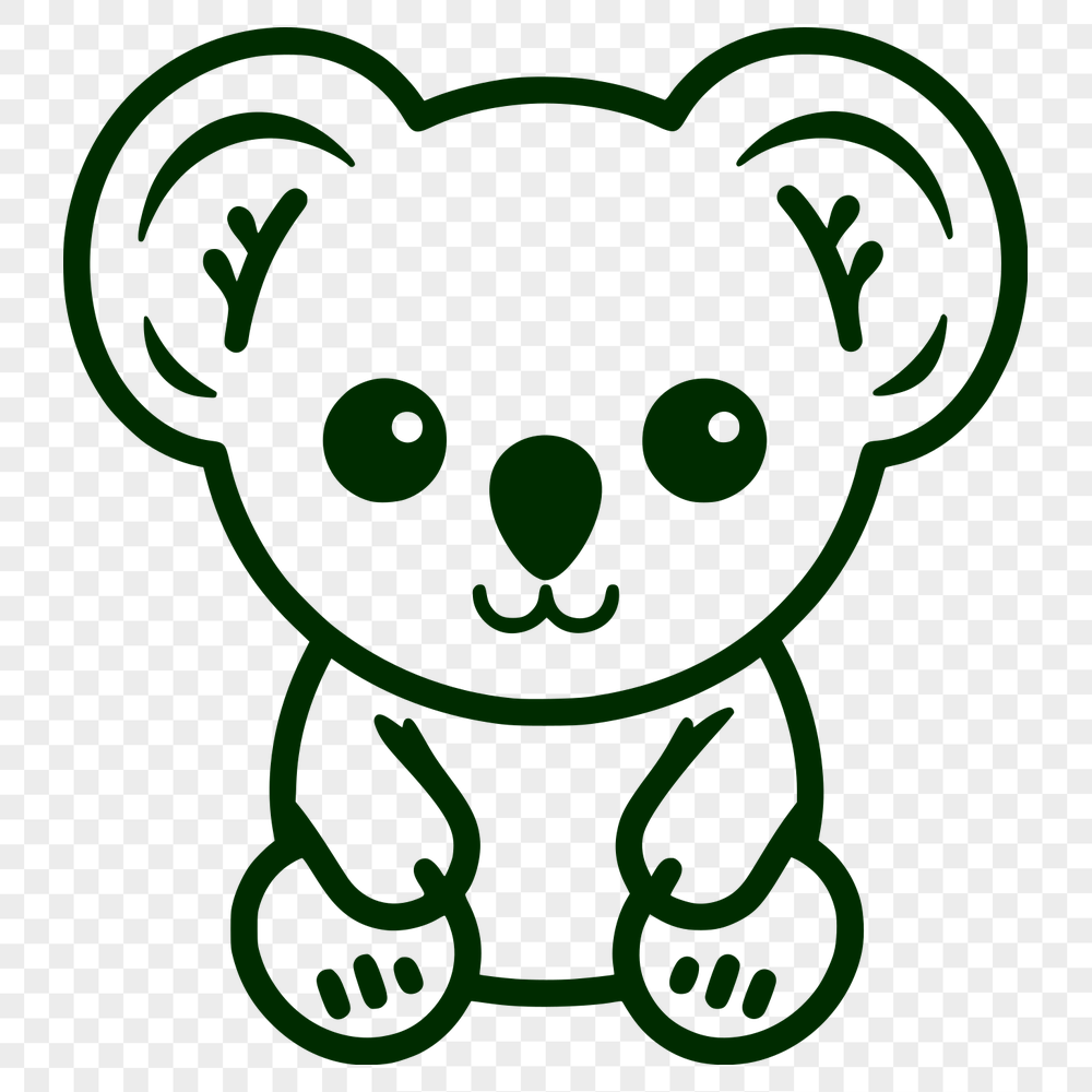 Unique Koala  Decal