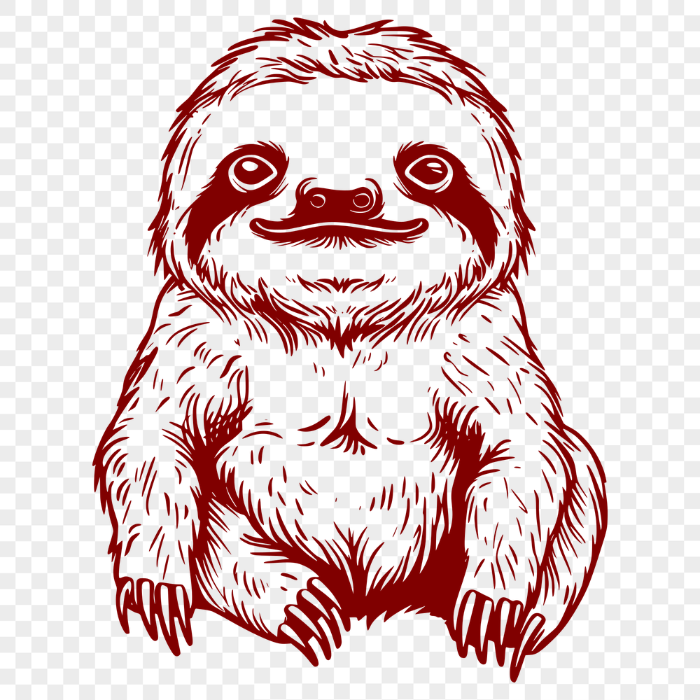 Stunning Sloth - For Vinyl Project