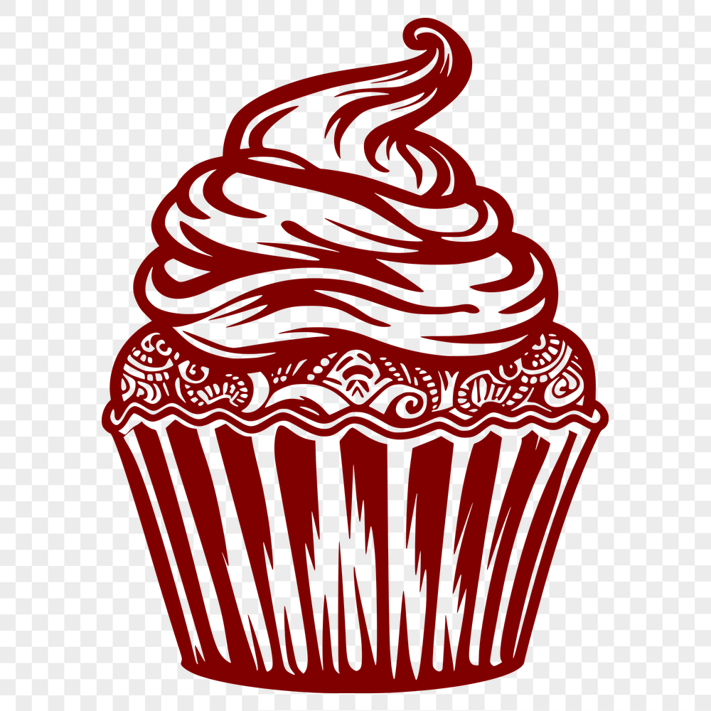 Beautiful Cupcake - Sublimation PNG