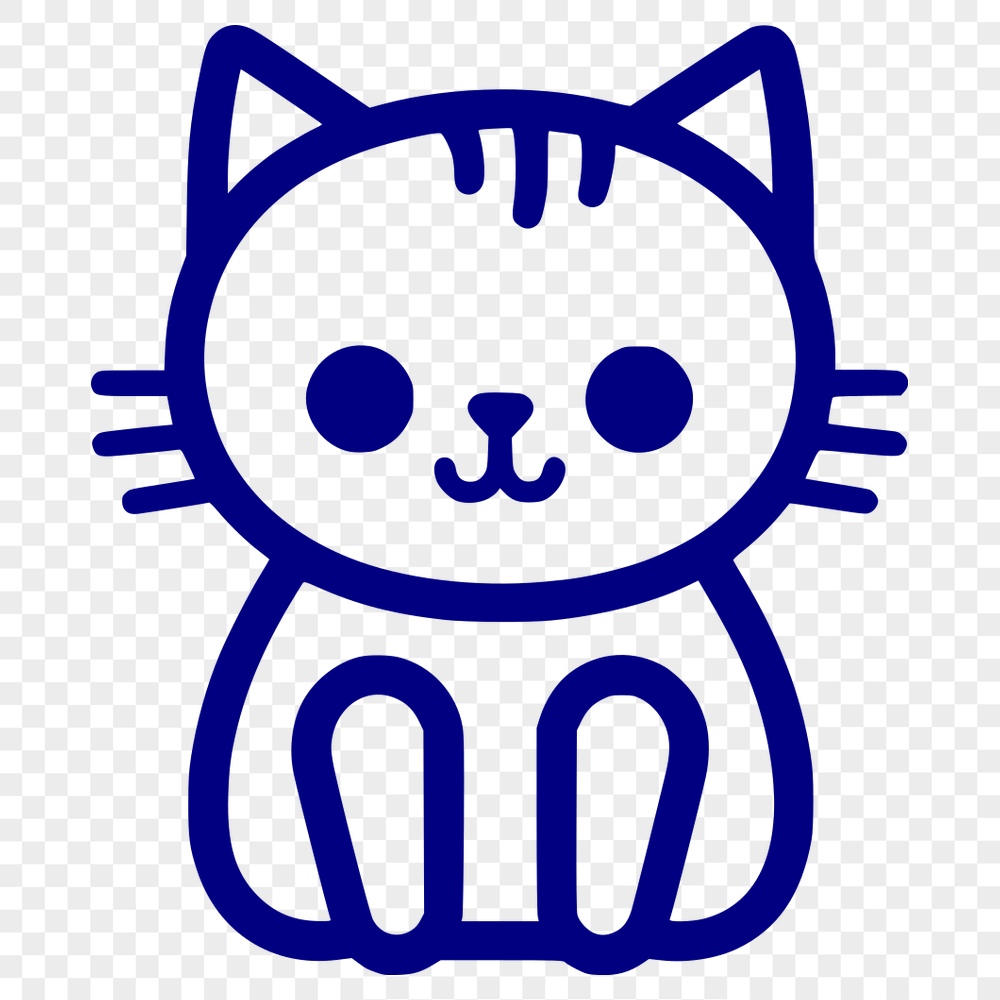 Stunning Cat SVG, PNG, PDF And DXF Files