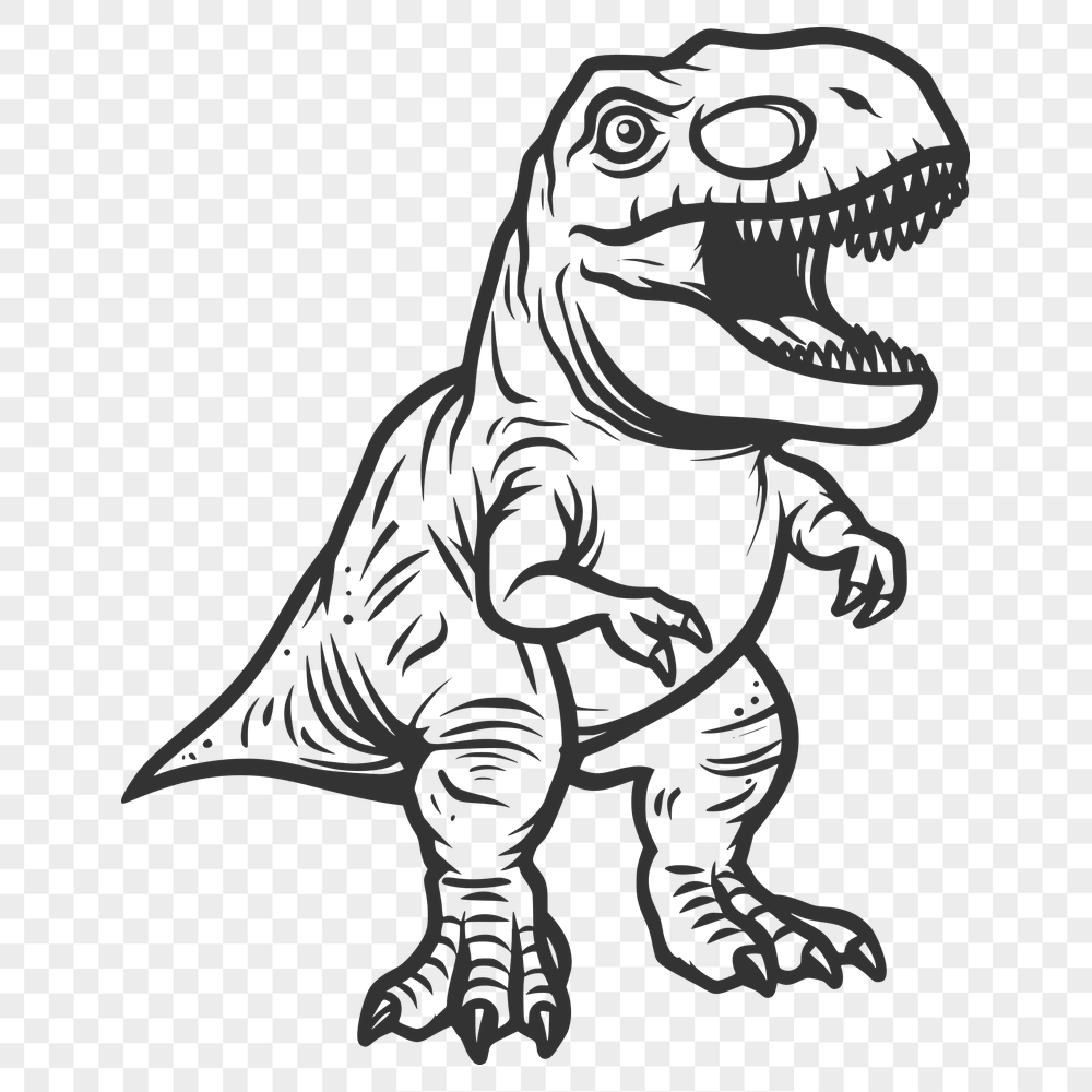 Creative T Rex Vector Art