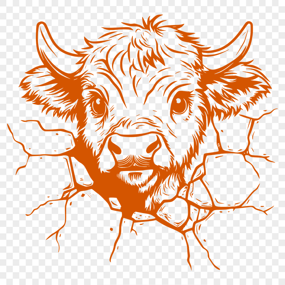 Unique Cow - PDF For Commercial Use