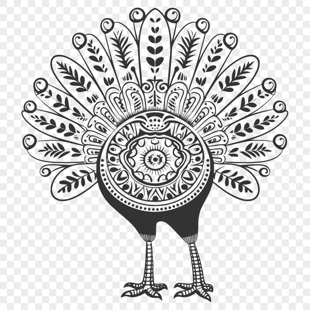 Creative Turkey Vector Craft File