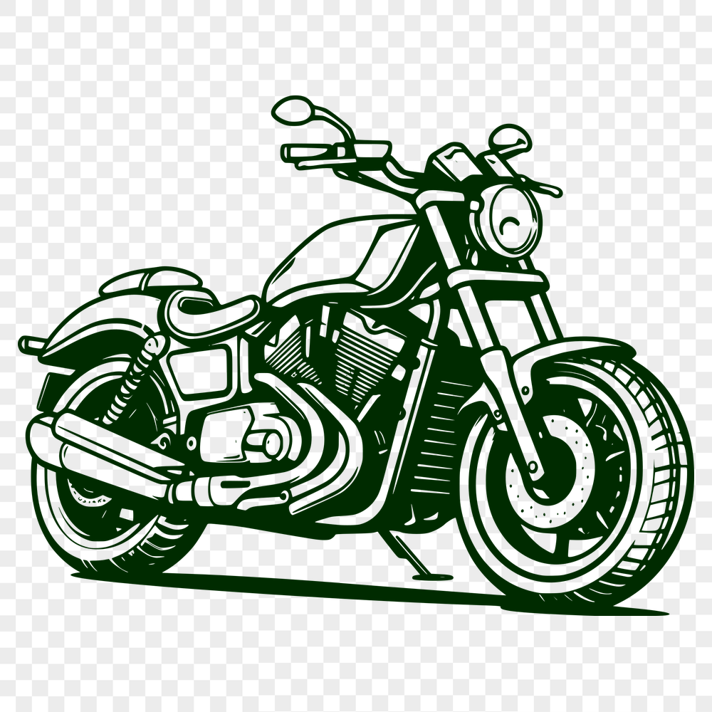 Free Stunning Motorbike Illustration