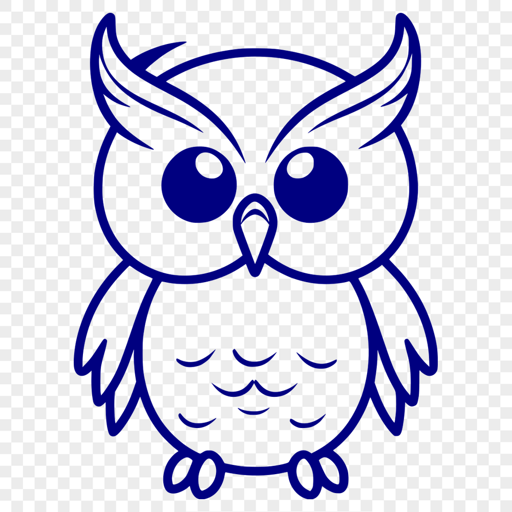 Unique Owl SVG, PNG, PDF And DXF Files