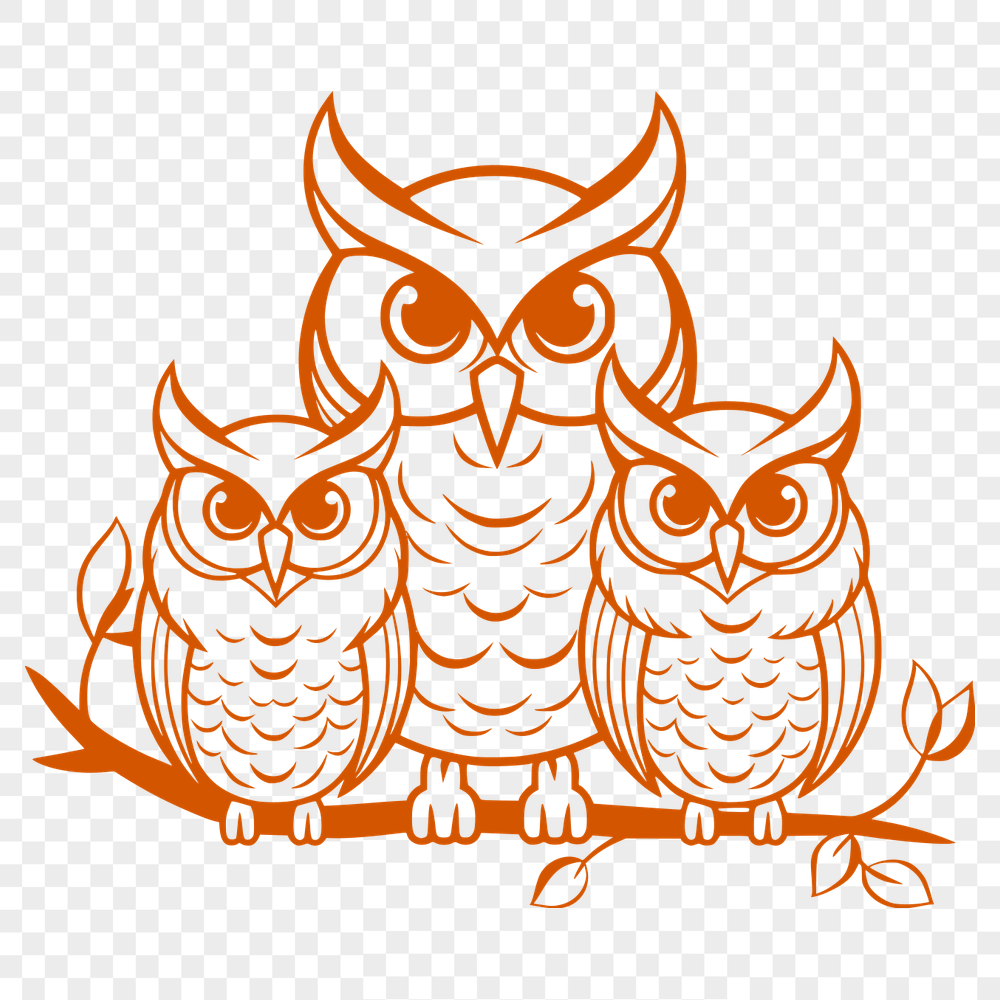 Free Creative Owl Decal