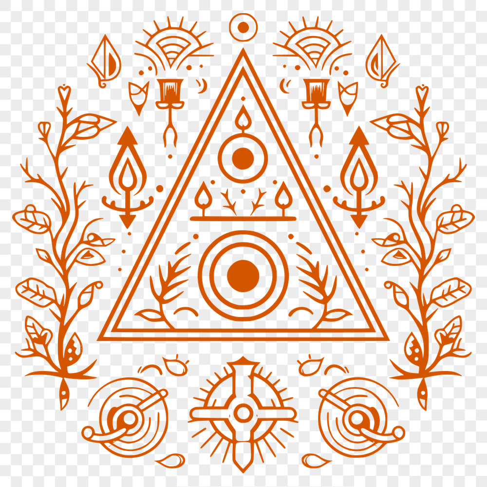 Unique Eye Of Providence Vector Illustration