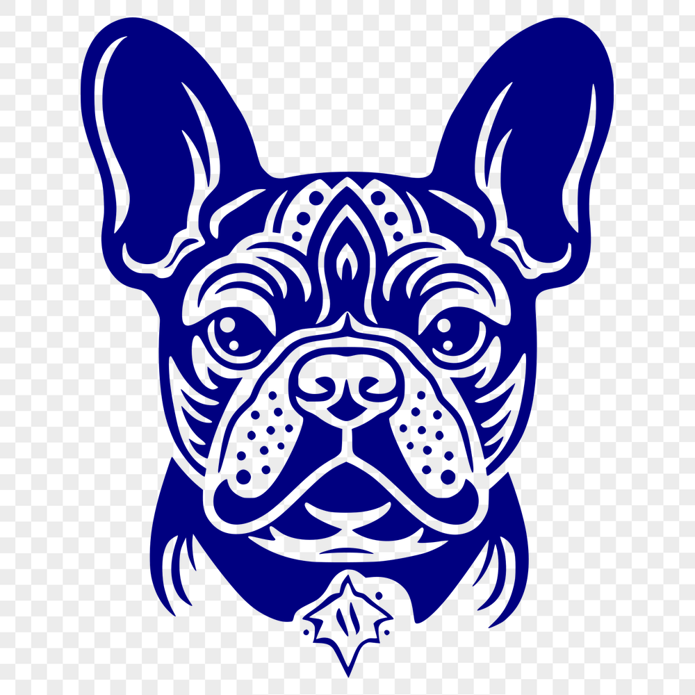 Unique French Bulldog Vector Image