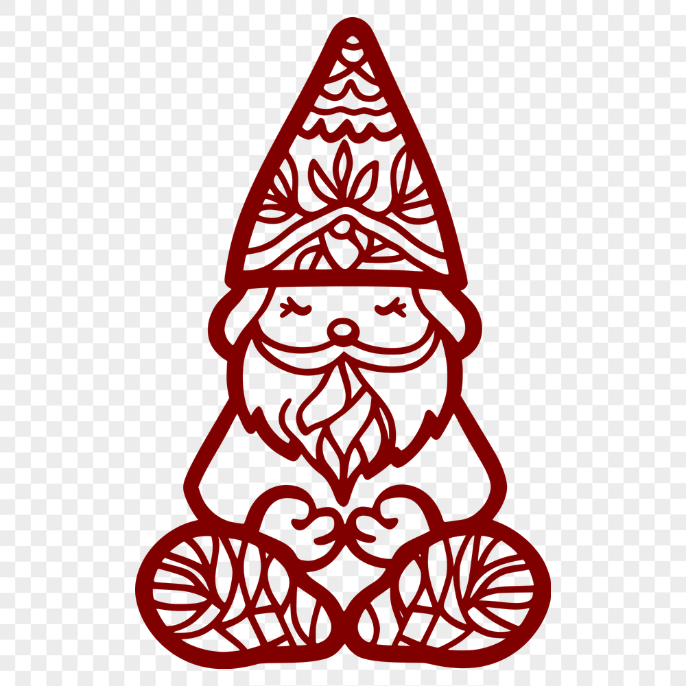 Sitting Knome PNG - Design For Commercial Use