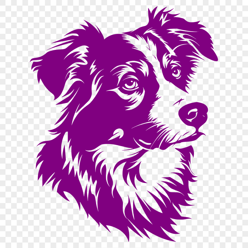 Unique Australian Shepherd Stencil