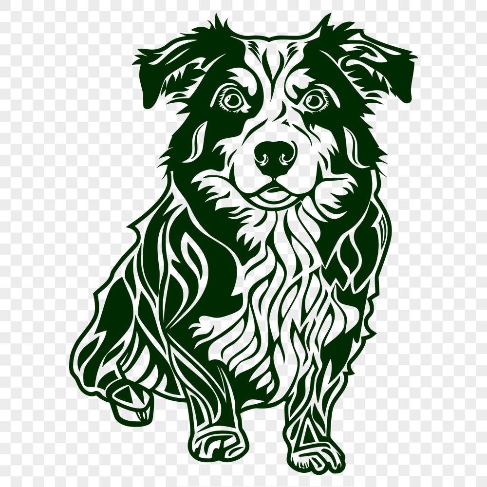 Stunning Dog SVG, PNG, PDF And DXF Files