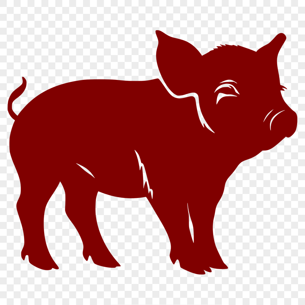 Unique Pig Clip Art