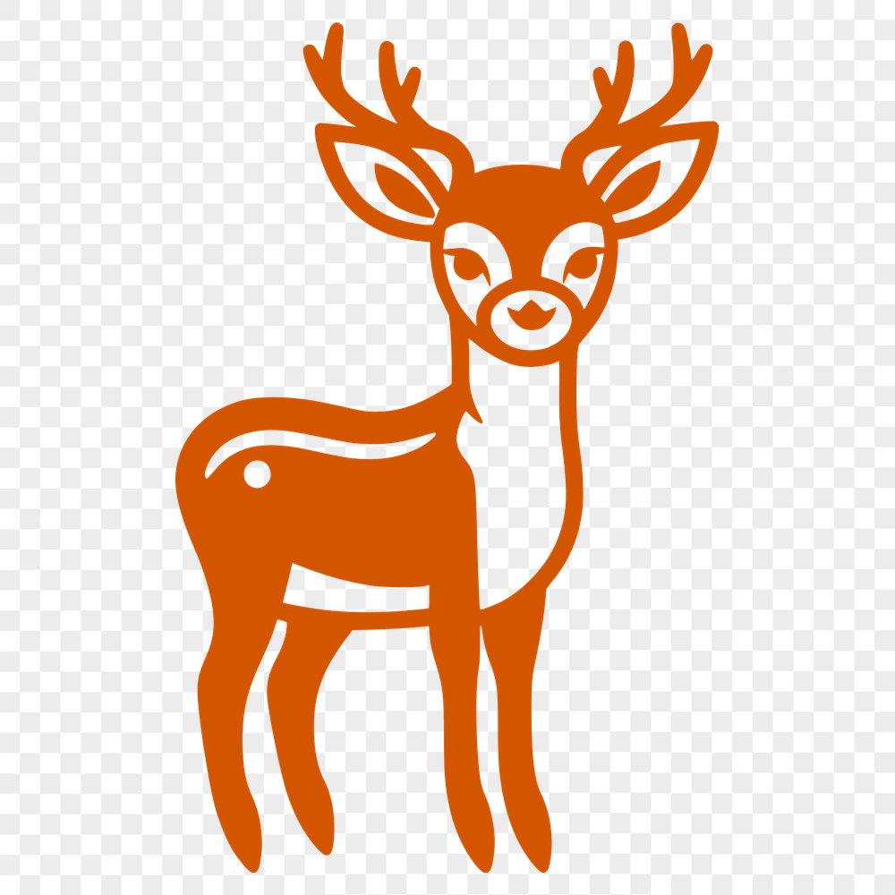 Deer SVG, PNG, PDF And DXF Files