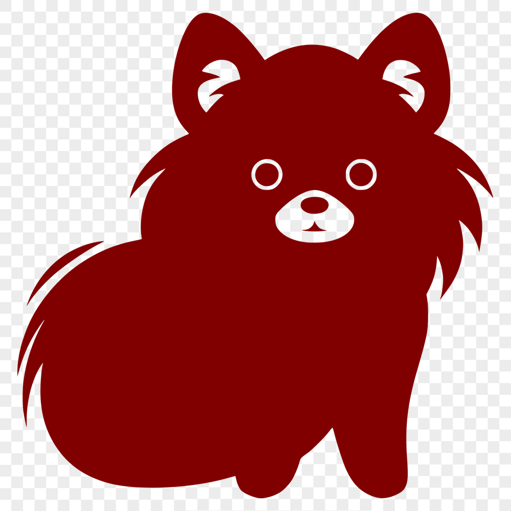 Beautiful Pomeranian Clipart