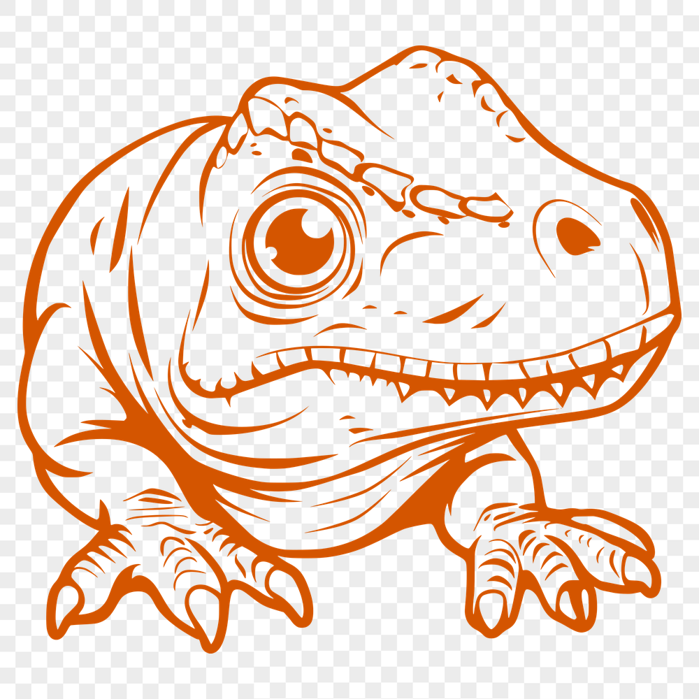 Peeking Dinosaur SVG