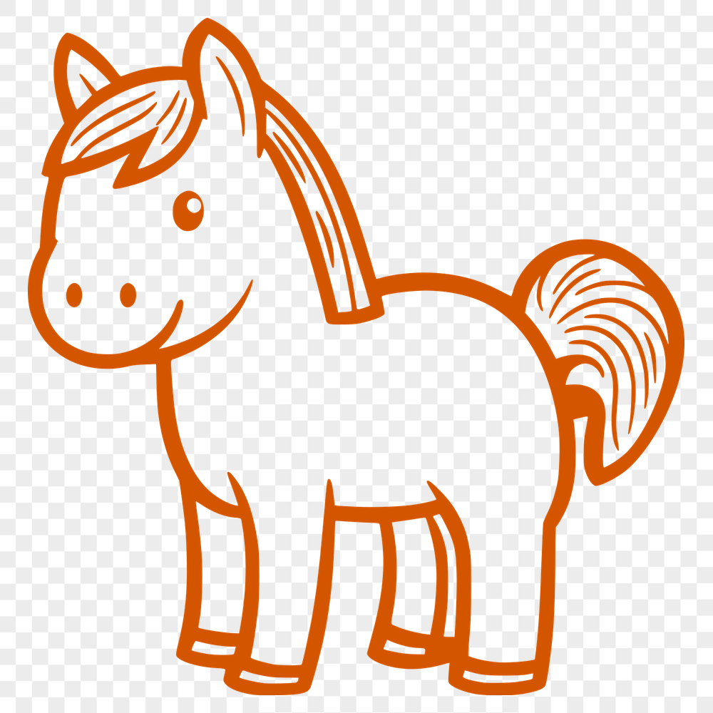 Artistic Horse PNG - Free Commercial Use Download