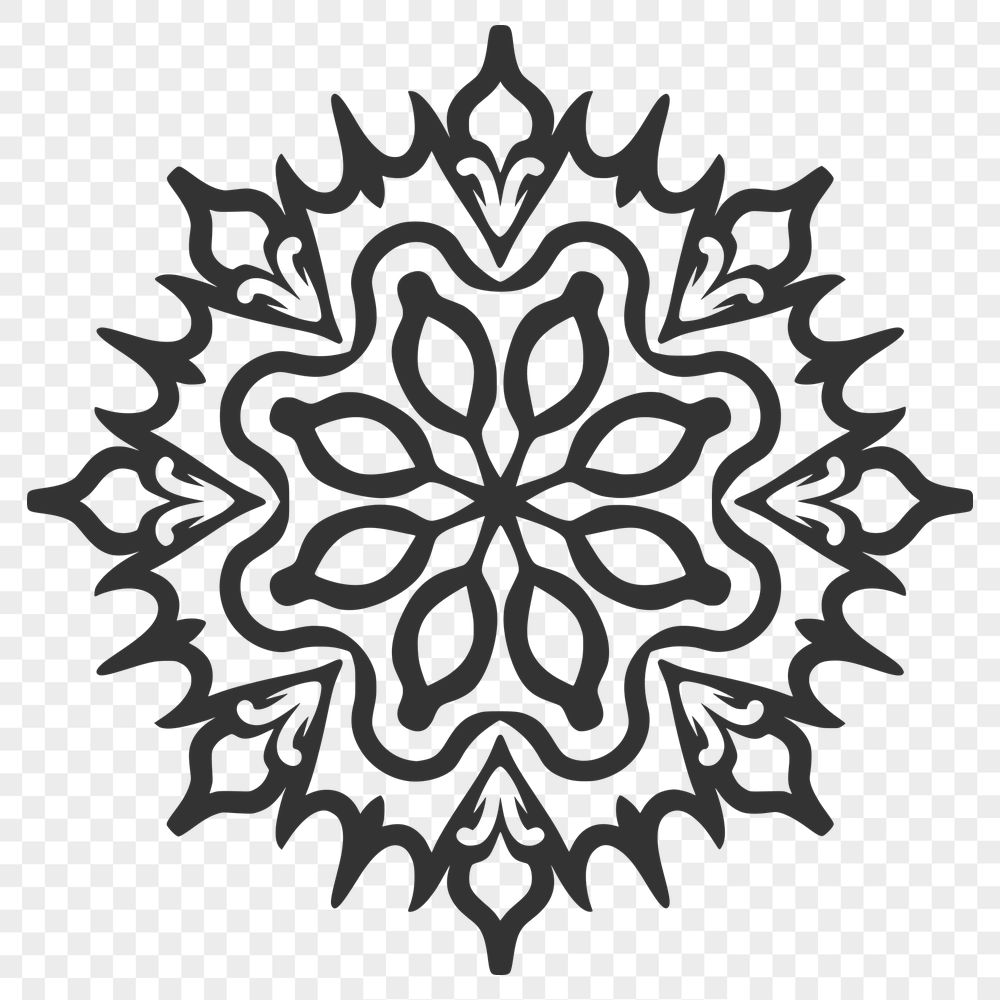 Beautiful Snowflake - Glowforge SVG