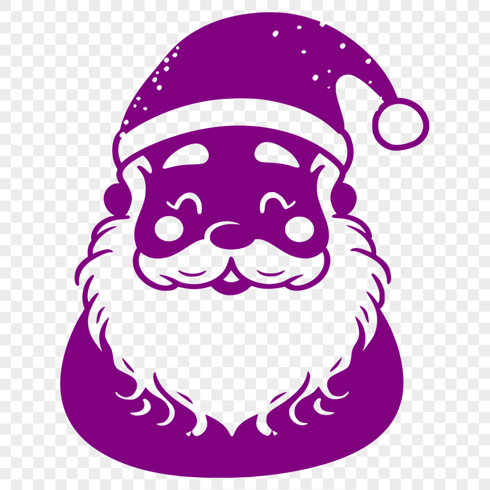 Free Unique Santa Vector Drawing