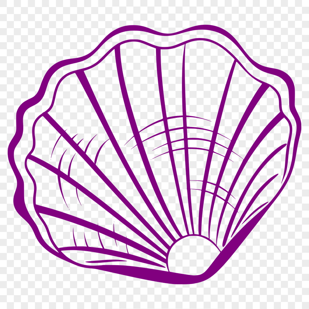 Free Seashell - Laser Cutter PNG Free Download