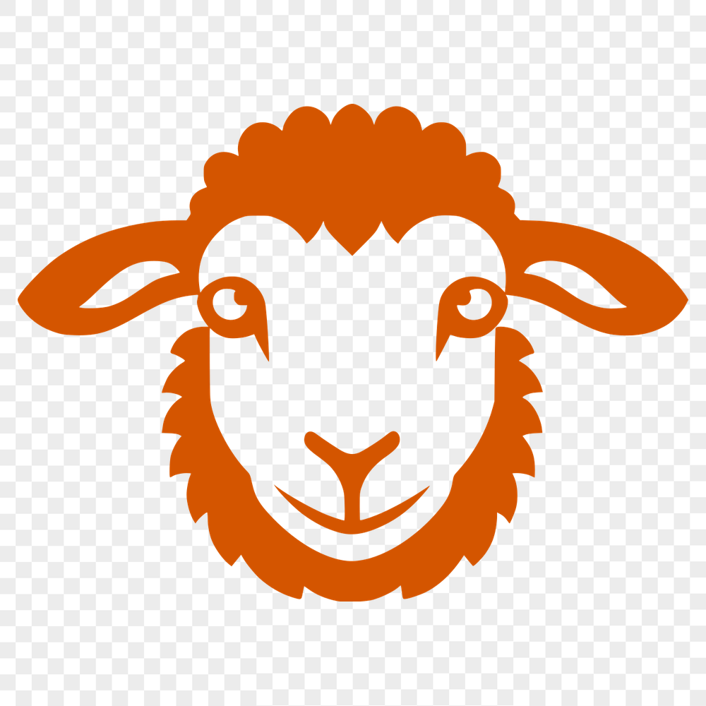 Free Unique Sheep Vector Drawing