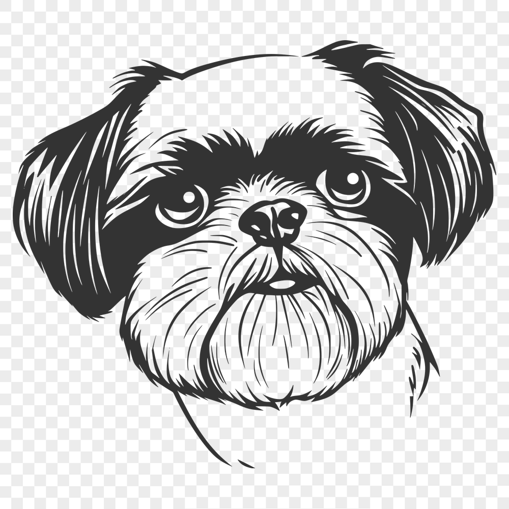 Free Unique Shih Tzu Clipart