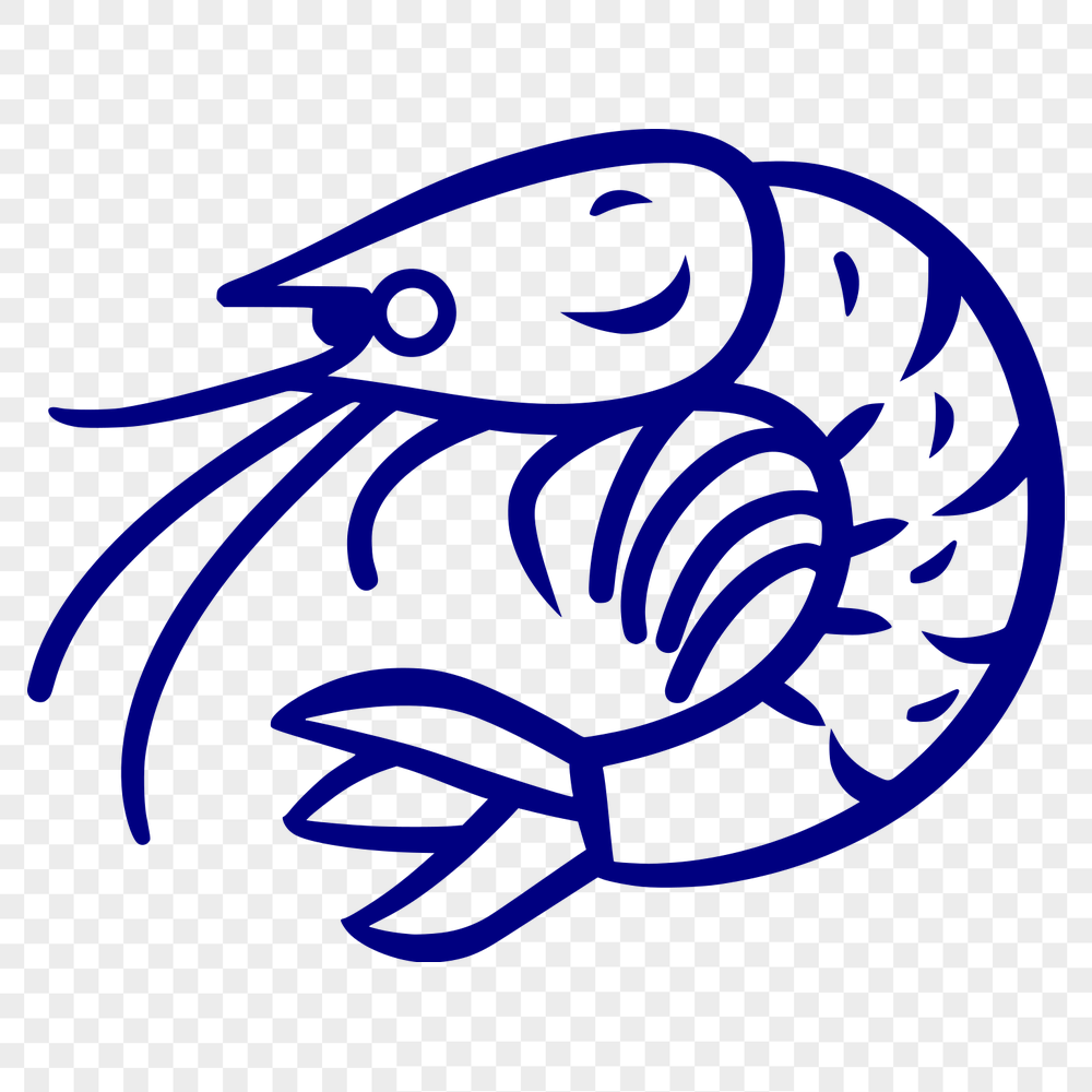 Stunning Prawn SVG, PNG, PDF And DXF Files