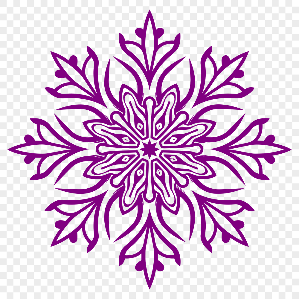 Stunning Snowflake - Glowforge DXF