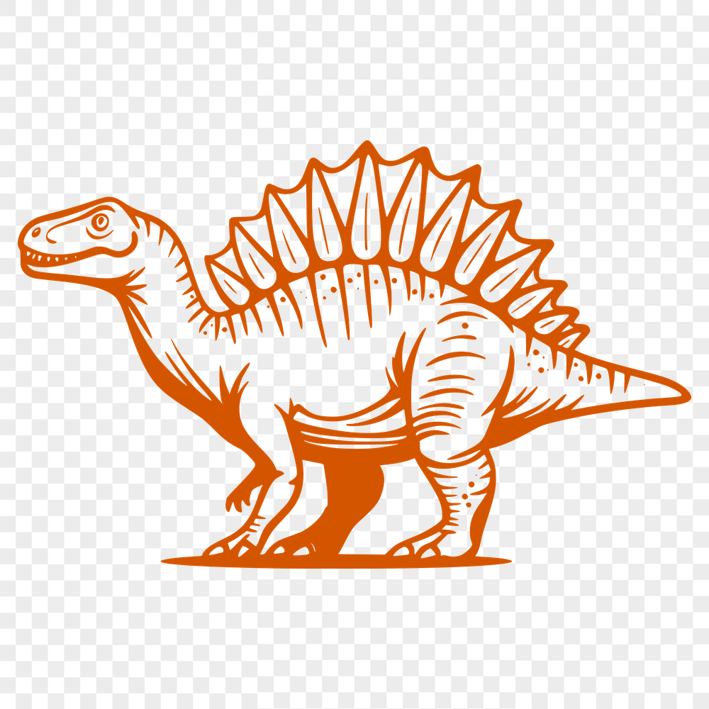 Stunning Spinosaurus Template