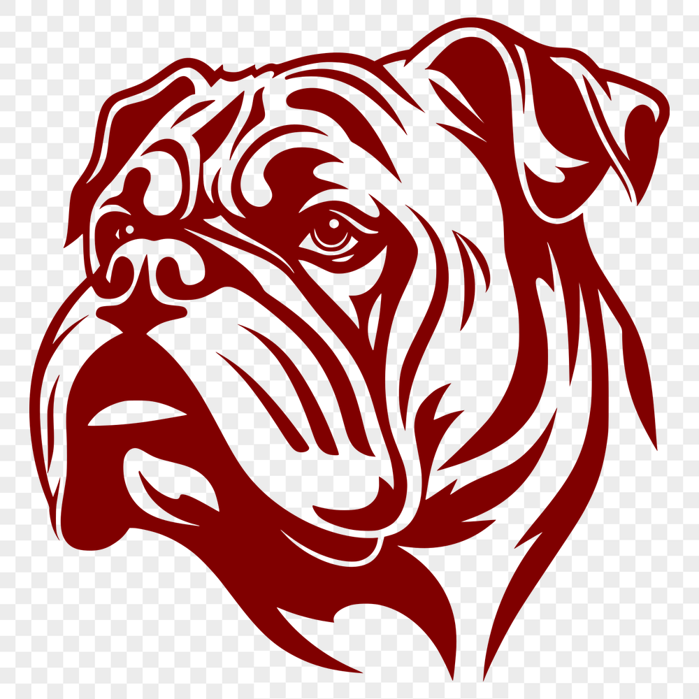 Free Free Bulldog Vector Drawing