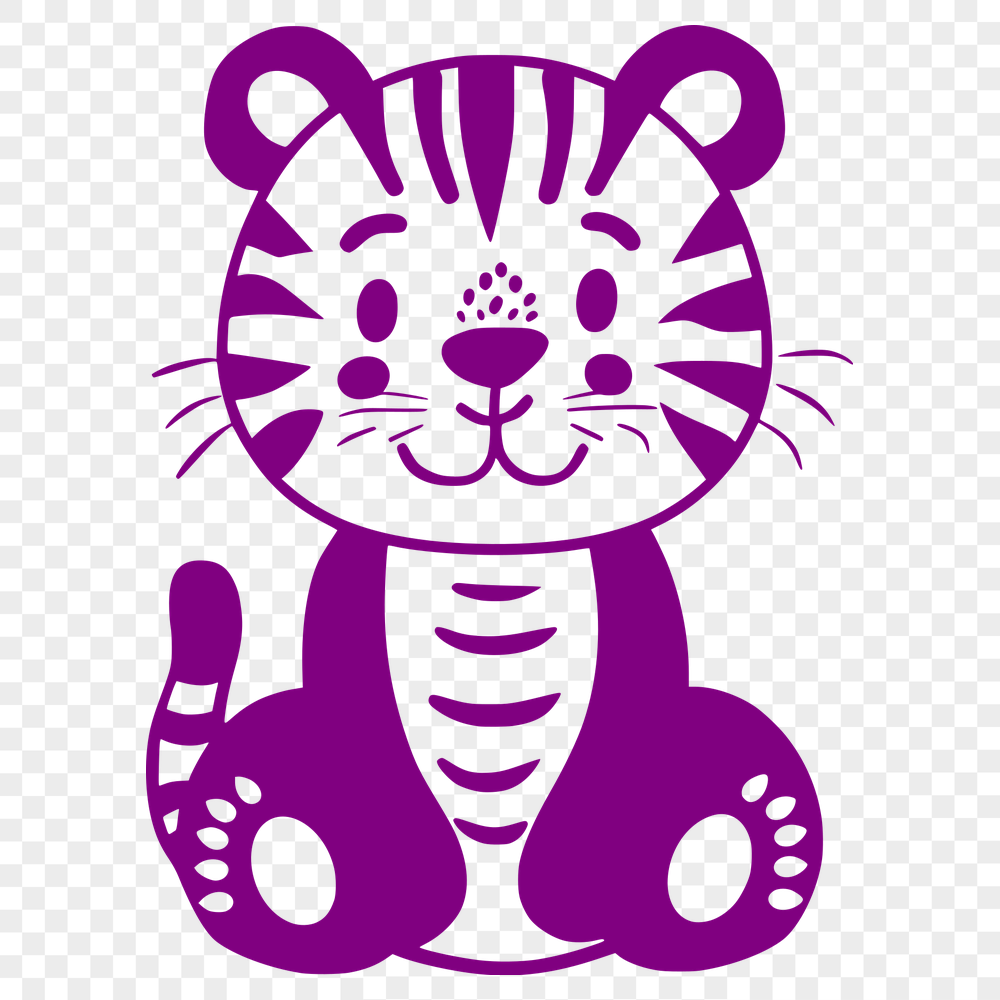 Cute Tiger - For Vinyl Project