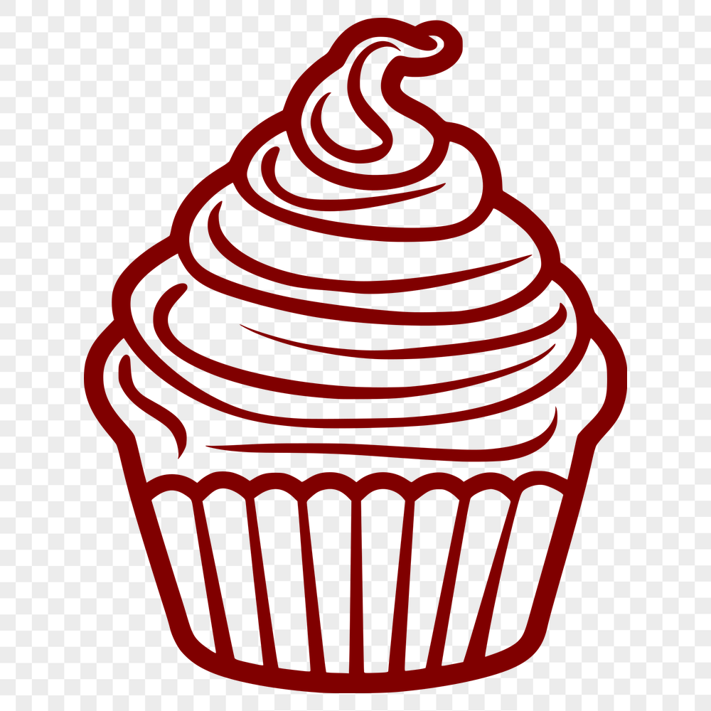 Free Unique Cupcake Decal