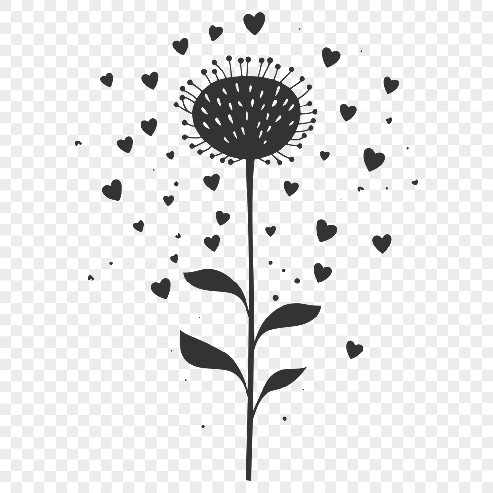 Flower Template In SVG, PNG, PDF And DXF File Formats