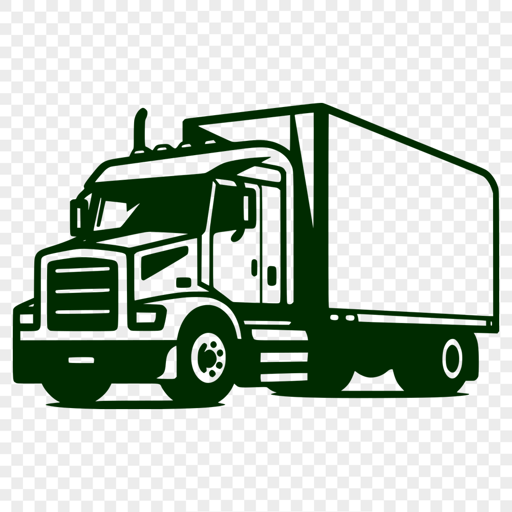 Unique Semi Truck SVG