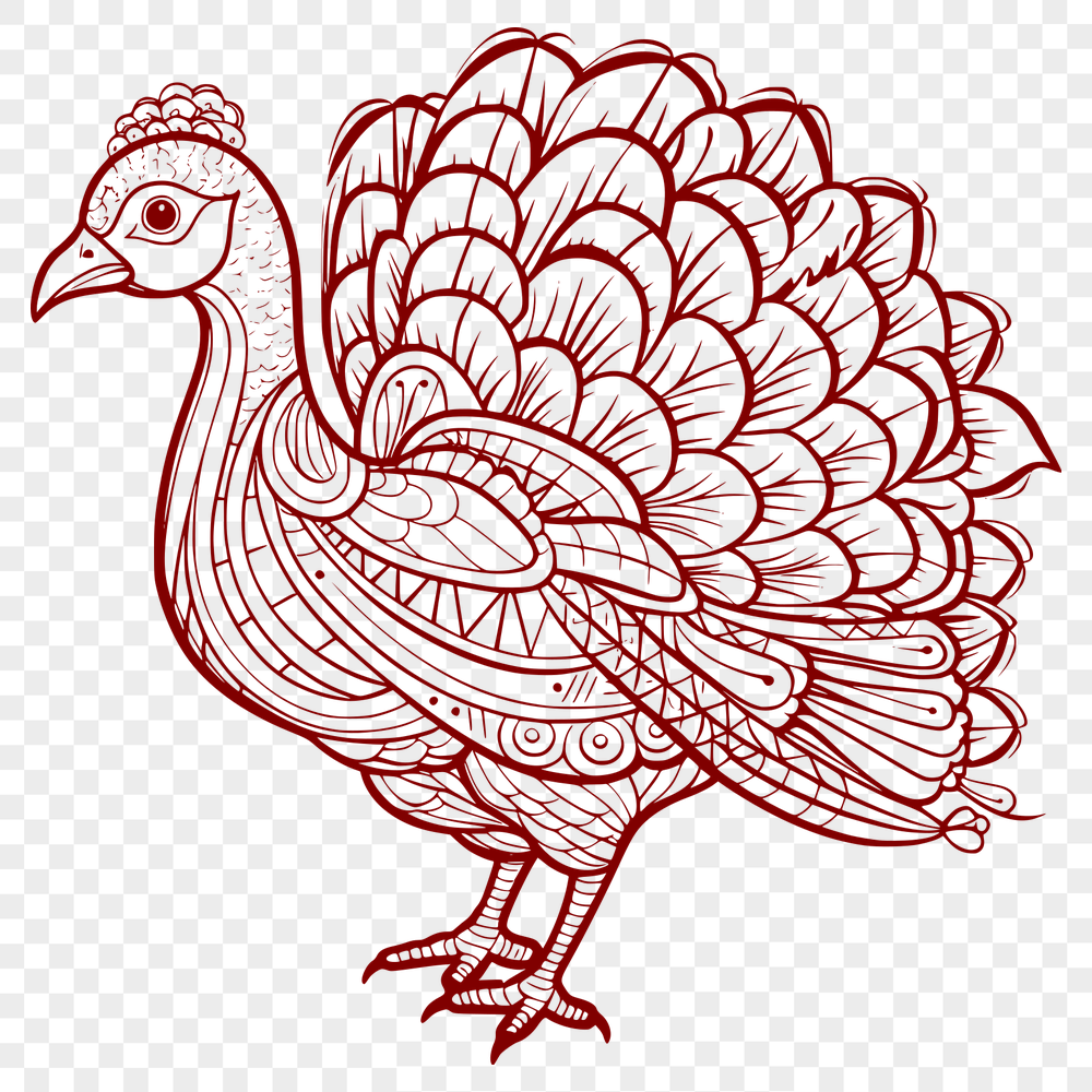 Free Turkey - Cricut PNG