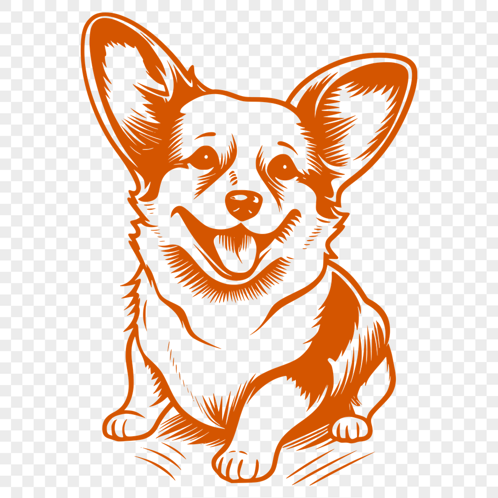 Free Free Corgi Illustration