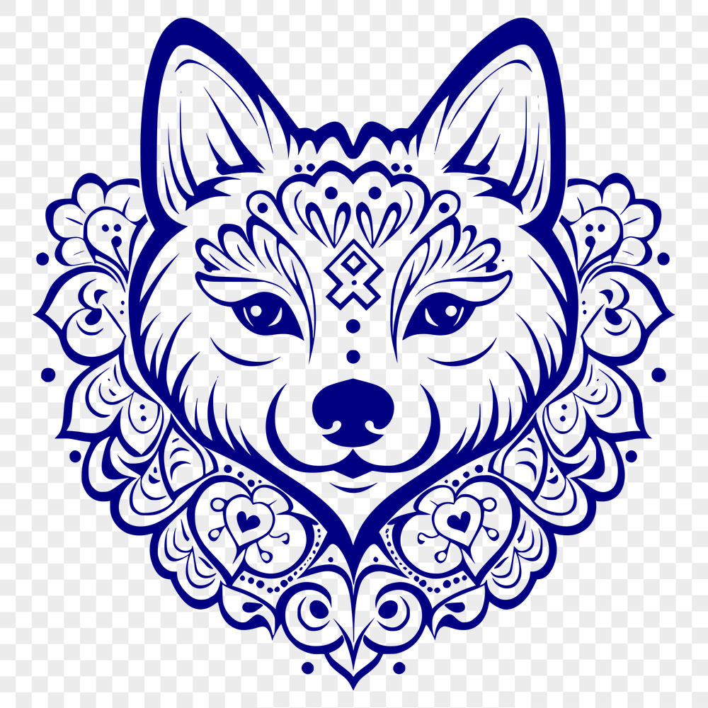 Beautiful Shiba Inu Vector Image