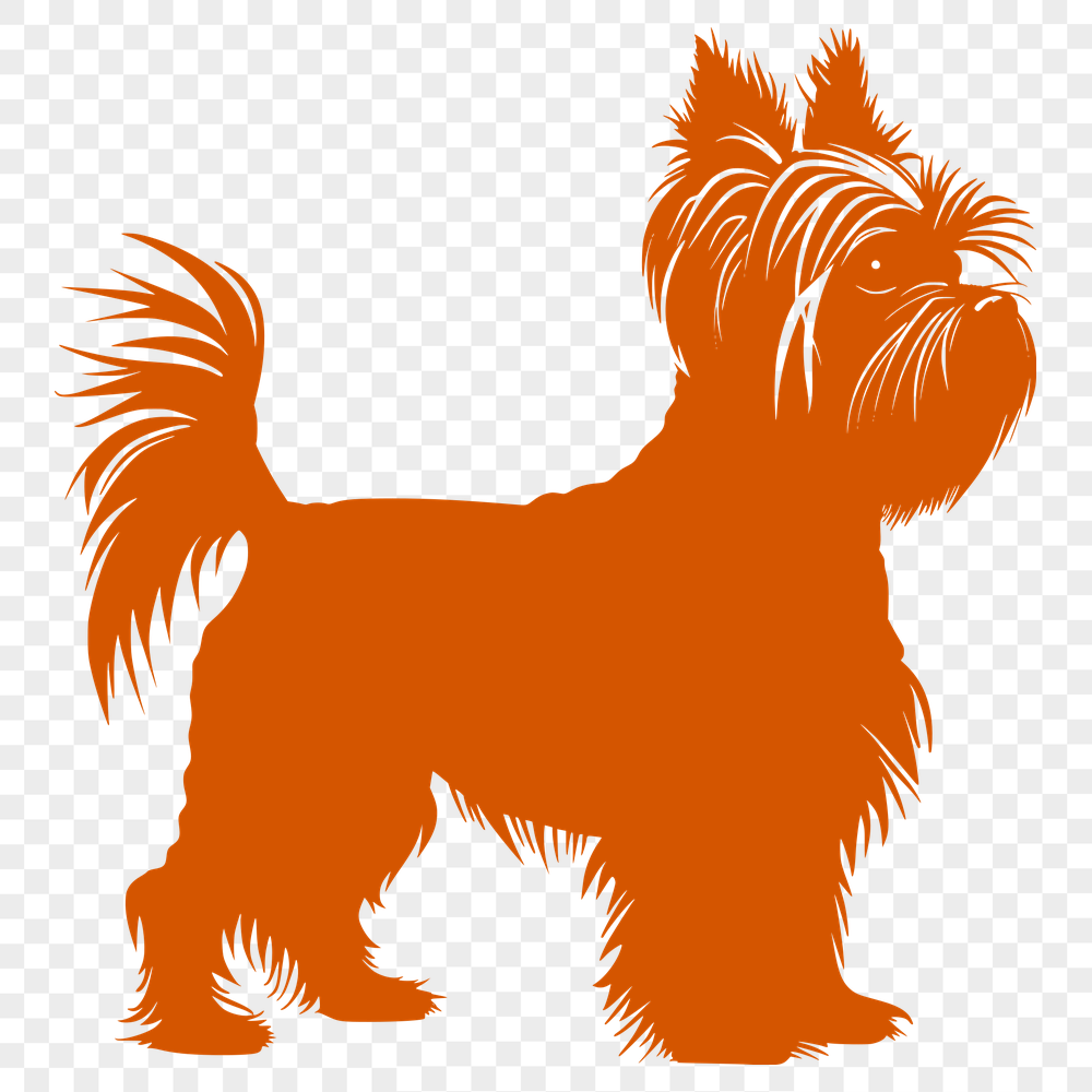 Unique Standing Yorkshire Terrier DXF