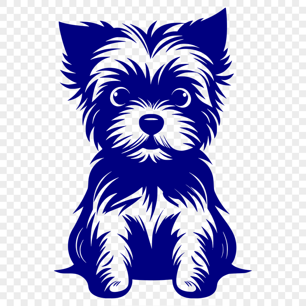 Free Unique Yorkshire Terrier Vector Art