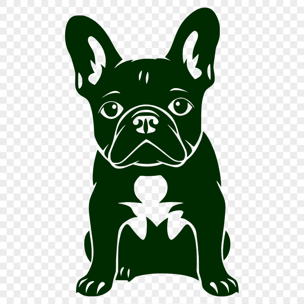 Stunning French Bulldog DXF