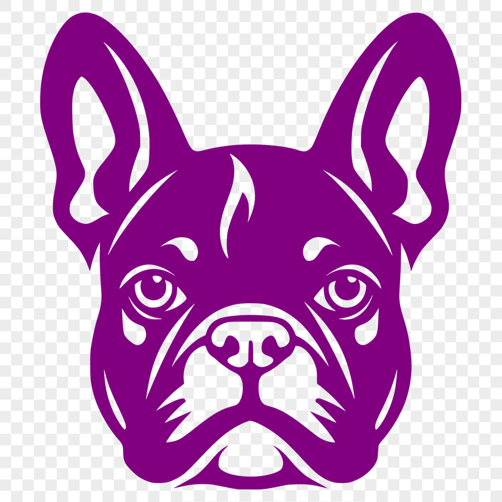 Artistic French Bulldog - For Laser Engraver Project