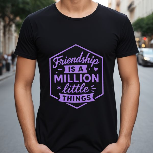 Free Vector Quote about True Friends A digital vector quote about the value of true friendship.