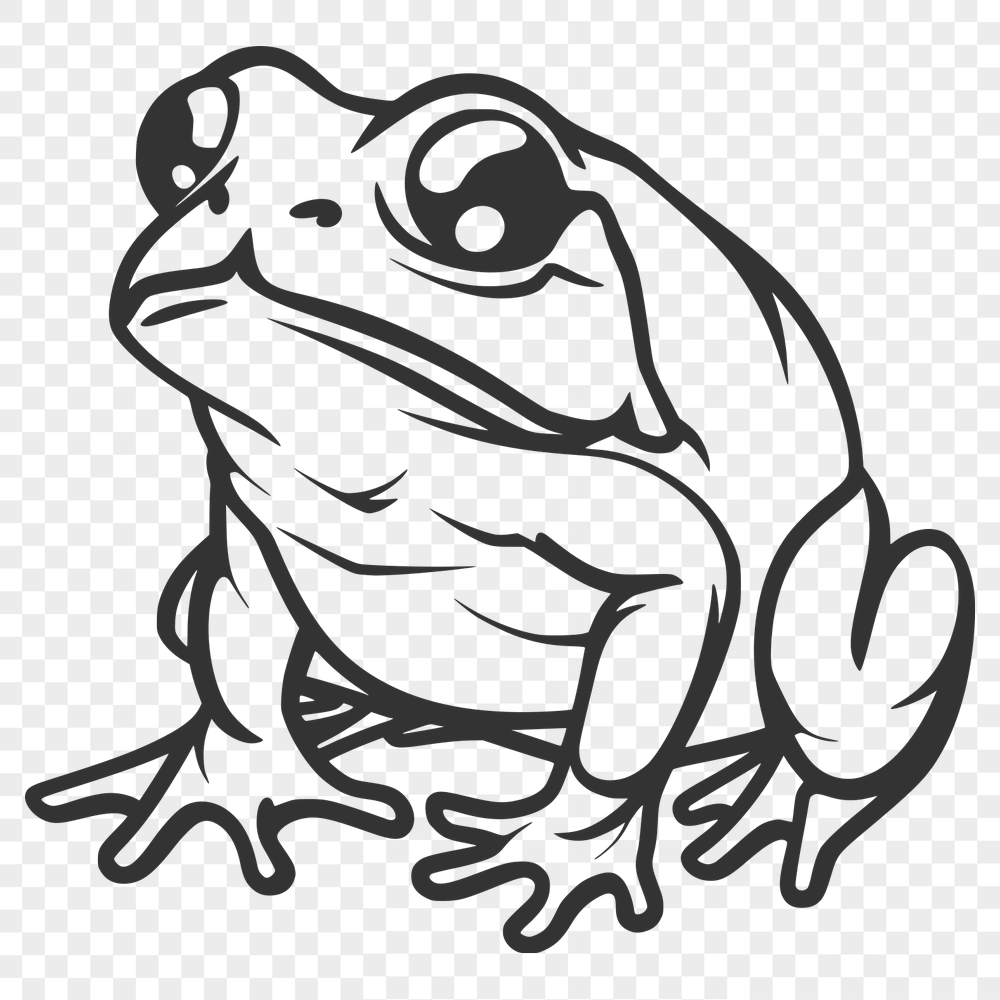 Free Creative Frog Template