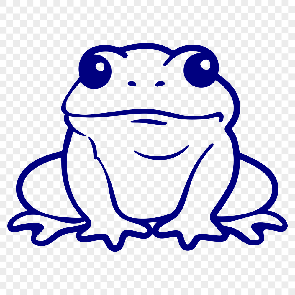 Unique Frog Stencil